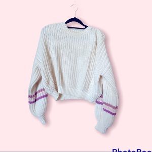 Crop sweater